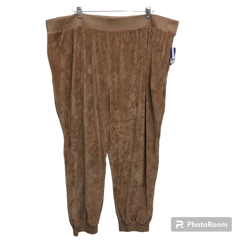 Abound  Woman’s Velour Jogger Sweat Pants Plus Size 3X